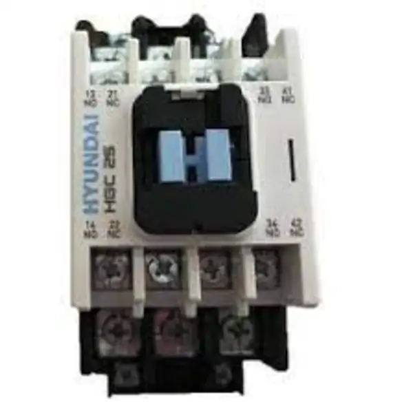 کنتاکتور هیوندای کره اصلی 25 آمپر 22 آمپر مدل    HGC 22 HGC 25 بوبین 220 ولت توان 11kw قیمت به رور