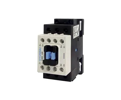 کنتاکتور هیوندای کره اصلی 40  آمپر، مدل HGC40 بوبین 220 ولت توان 18.5KW قیمت به روز