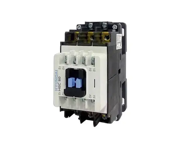 کنتاکتور هیوندای  کره اصلی  HGC50 بوبین 220 ولت توان 22KW بوبین 220 ولت ac قیمت به رور