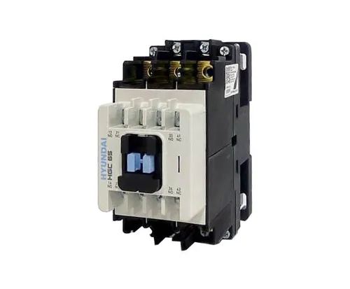 کنتاکتور هیوندای کره اصلی 65 آمپر، مدل  HGC65 توان 30KW بوبین 220 ولت ac قیمت به روز