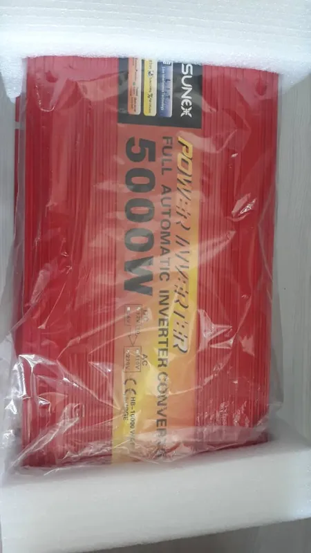 مبدل اینورتر  تبدیل باتری 24 به 220 سانکس 5000 وات واقعی .توان استارت 10000 کولر گازی 24000 gallery3
