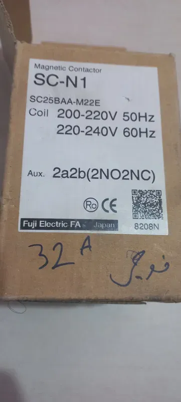 کنتاکتور فوجی مدل SC-N1 ژاپنی 32 آمپر 15 کیلو وات gallery1